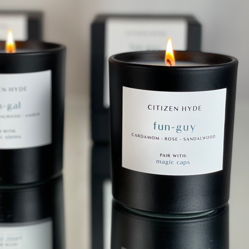 Fun-guy Citizen Hyde Candle, Pair with Magic Caps - Headshop.com
