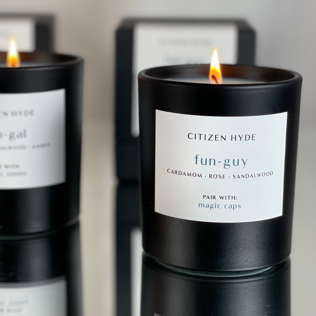 Fun-guy Citizen Hyde Candle, Pair with Magic Caps - Headshop.com