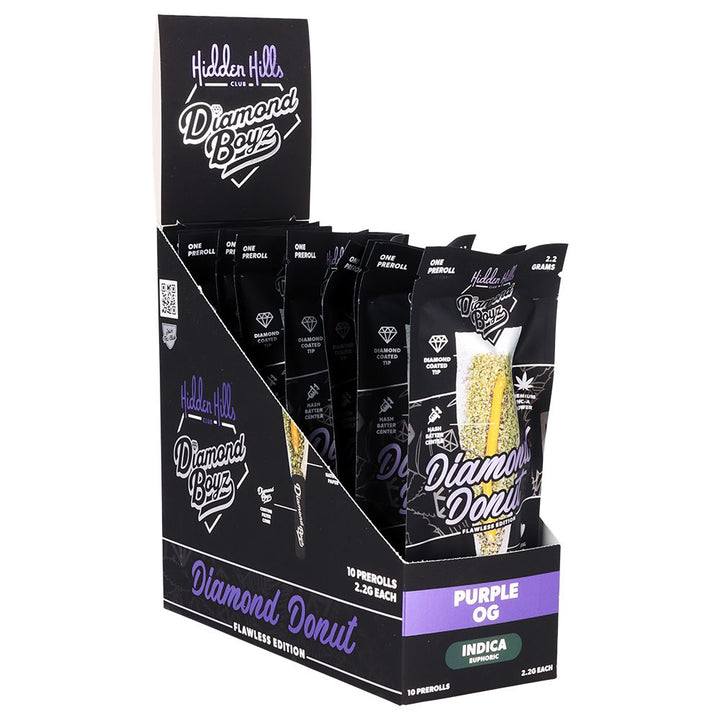 Hidden Hills x Diamond Boys THCA Diamond Donut Pre-Roll | 2.2g | 10ct Display