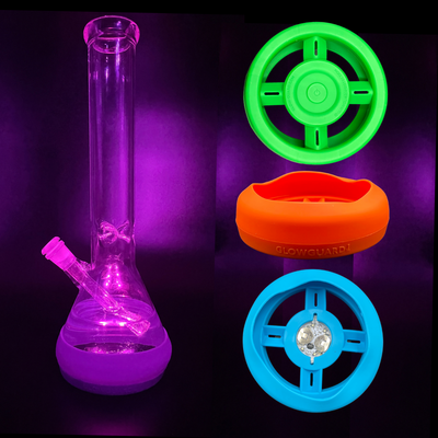 Bong Base Bumper USB Rechargeable 4.25in-6in Bases Silicone Fits Variety of Shapes - Headshop.com