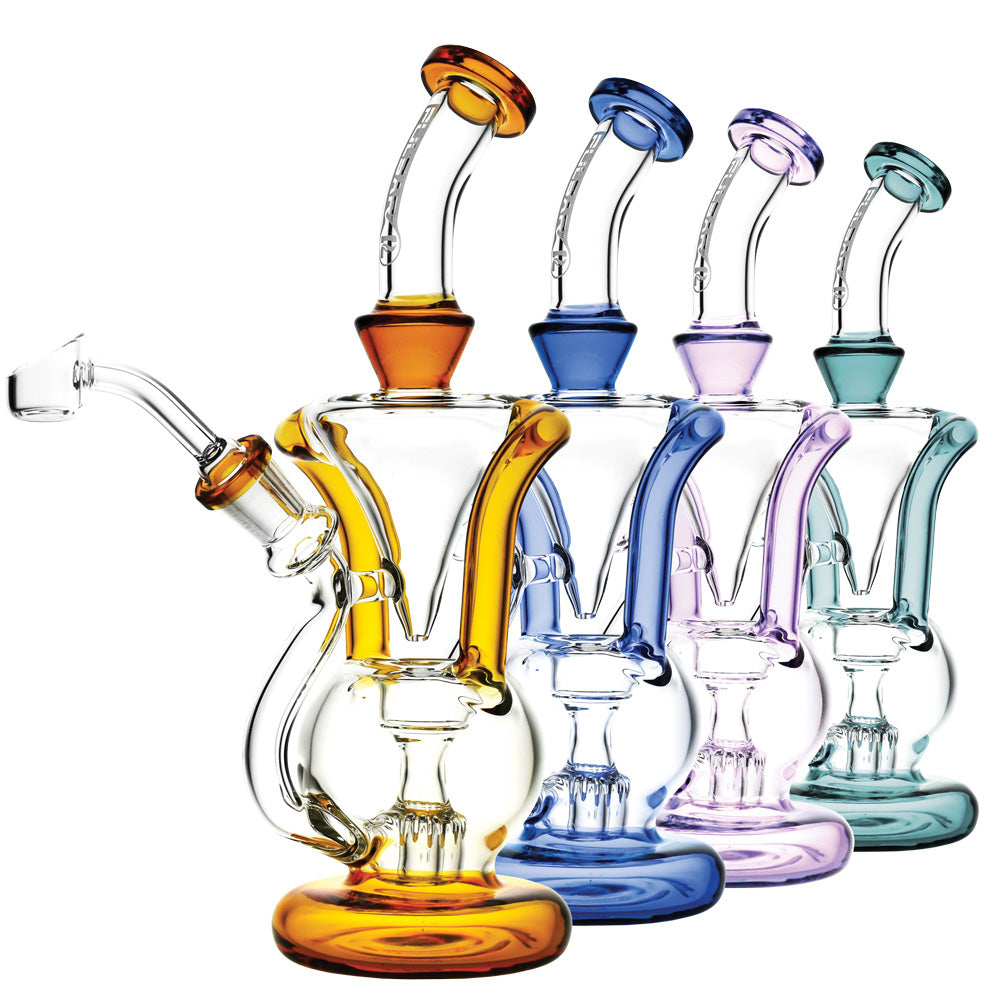Pulsar Gravity Ball Rig Recycler - 9.5" / 14mm F / Colors Vary - Headshop.com