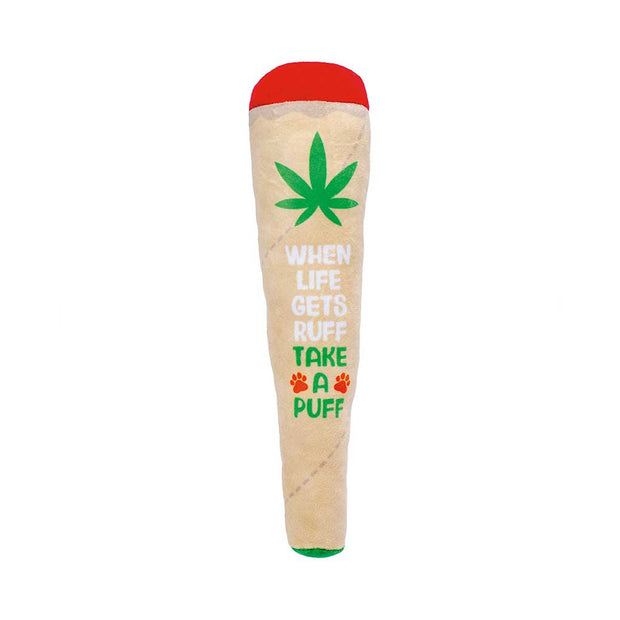STONED PUPPY JOINT SQUEAKY DOG TOY