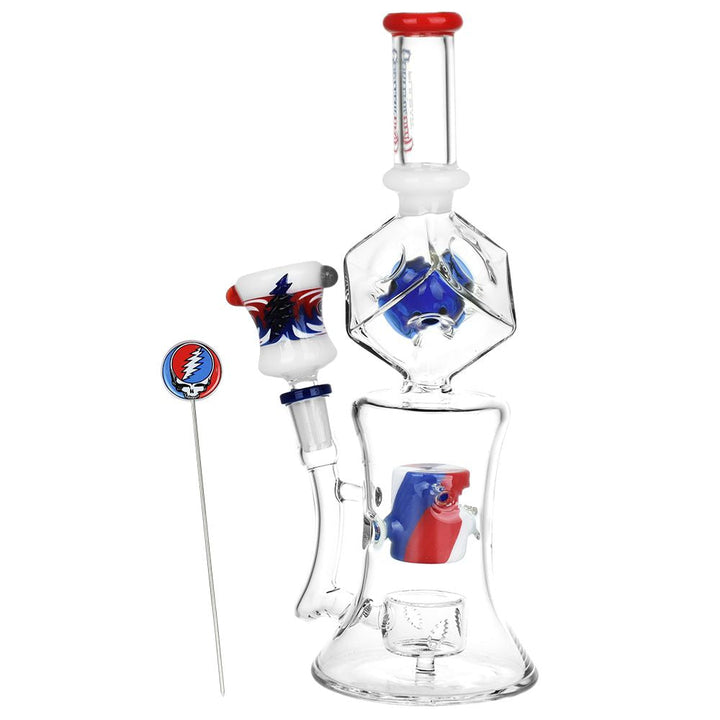 Grateful Dead x Pulsar Tesseract Hypercube Glass Water Pipe - Headshop.com