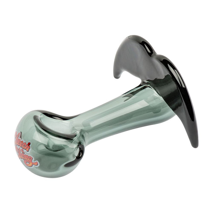 Cheech & Chong Glass Moustache Ride Spoon Pipe | 4" - Headshop.com