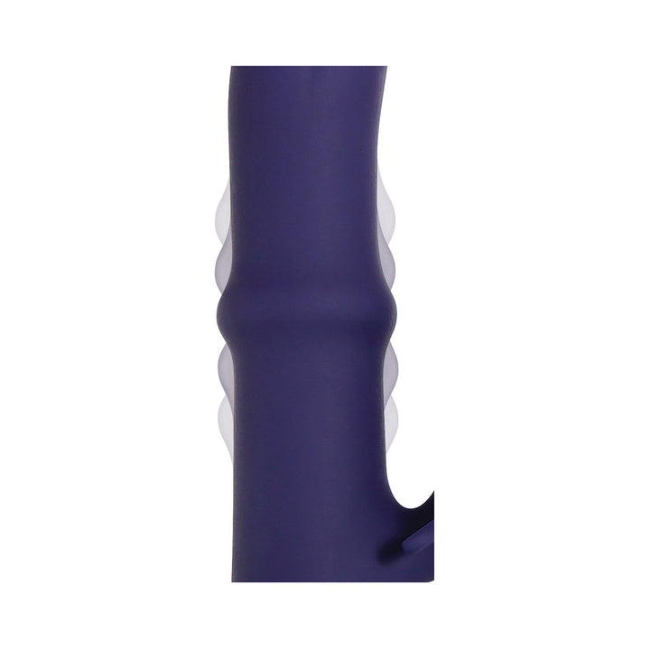 Evolved Put A Ring On It Rechargeable Silicone Dual Stimulator Blue - Headshop.com