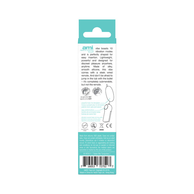 VeDO Ami Remote Control  Bullet Turquoise - Headshop.com
