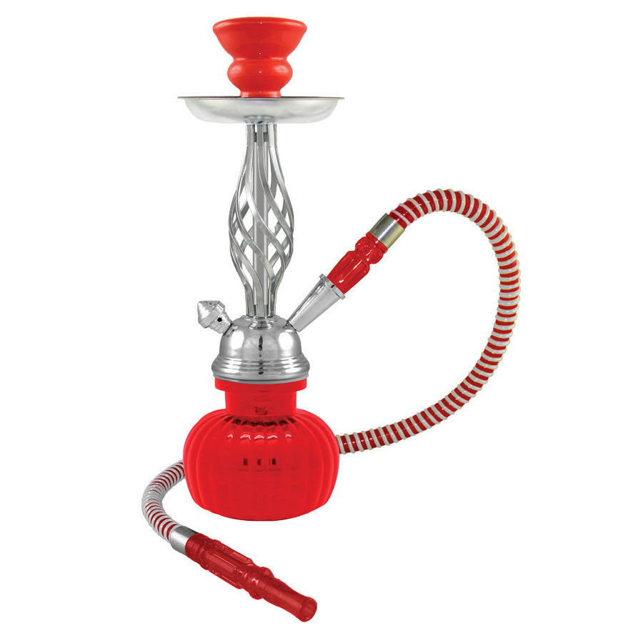 12" Swirl 1-Hose Premium Hookah - Colors Vary - Headshop.com