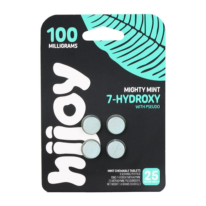 Hijoy 7-Hydroxy & Pseudoindoxyl Chewable Tablets | 100mg | 4pc - Headshop.com