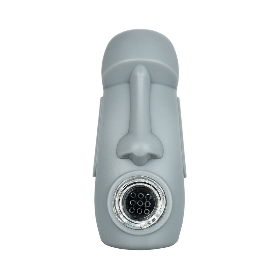 Stoned Head Statue Silicone Hand Pipe - 3.25" - Headshop.com