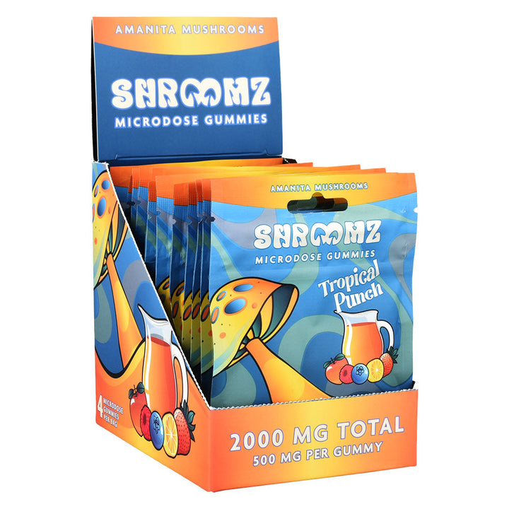 Shroomz Amanita Muscaria Psychedelic Gummy | 2000mg | 4pc | 12pc Display - Headshop.com
