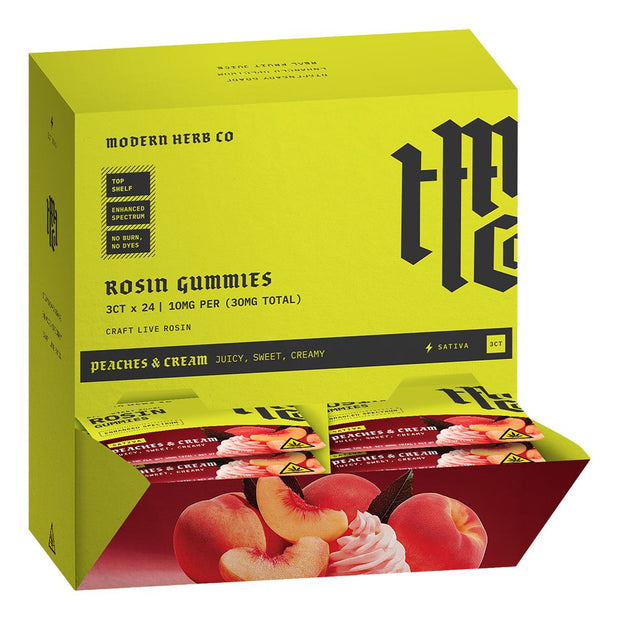 Modern Herb Co Rosin Gummies | 30mg | 3pc | 24pk Display