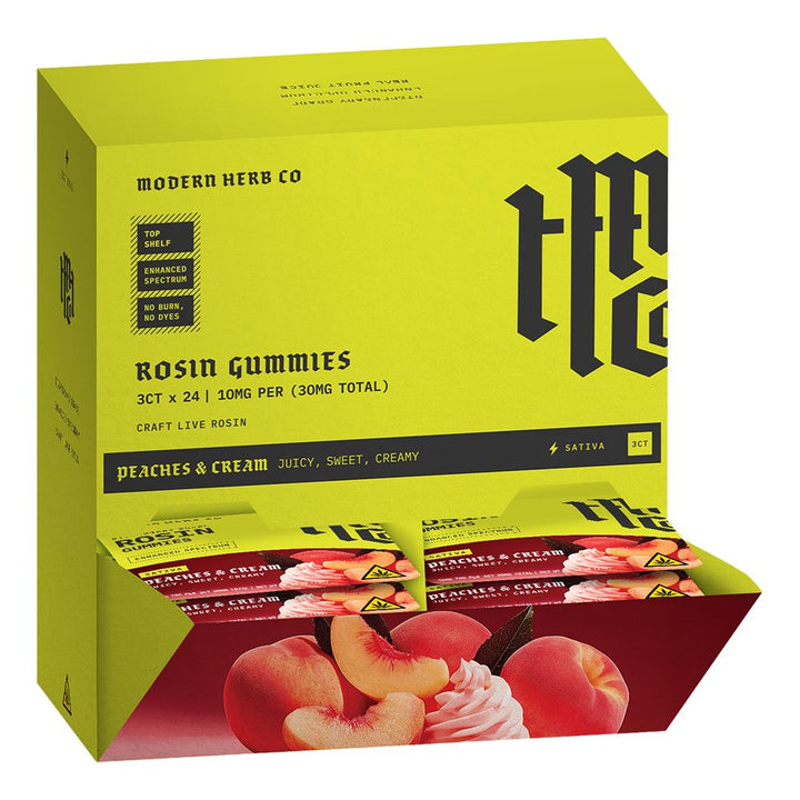 Modern Herb Co Rosin Gummies | 30mg | 3pc | 24pk Display