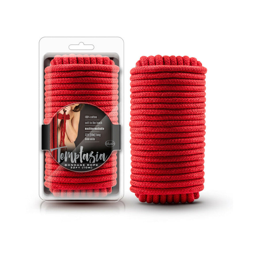 Temptasia Bondage Rope 32 ft. / 10 m Red - Headshop.com