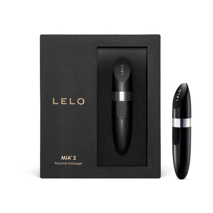 LELO MIA 2 Rechargeable Lipstick Vibrator Black - Headshop.com