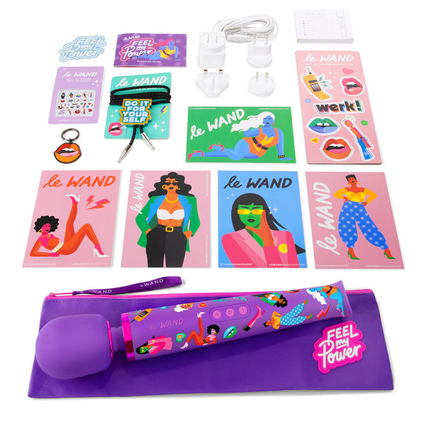 Le Wand Feel My Power Jade Purple Brown 9-Piece Collection Special Edition - Headshop.com