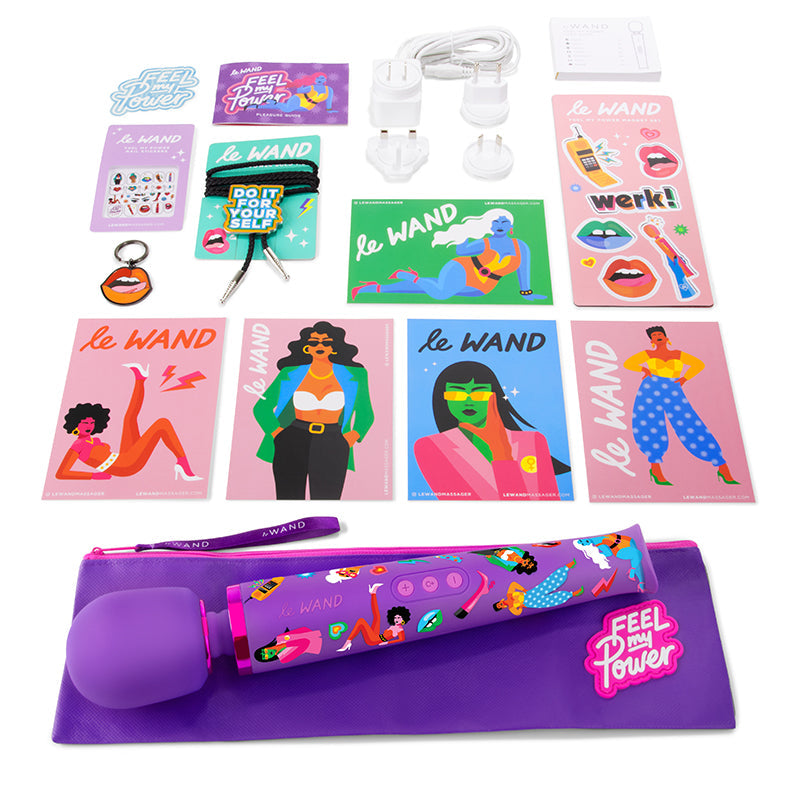 Le Wand Feel My Power Jade Purple Brown 9-Piece Collection Special Edition - Headshop.com