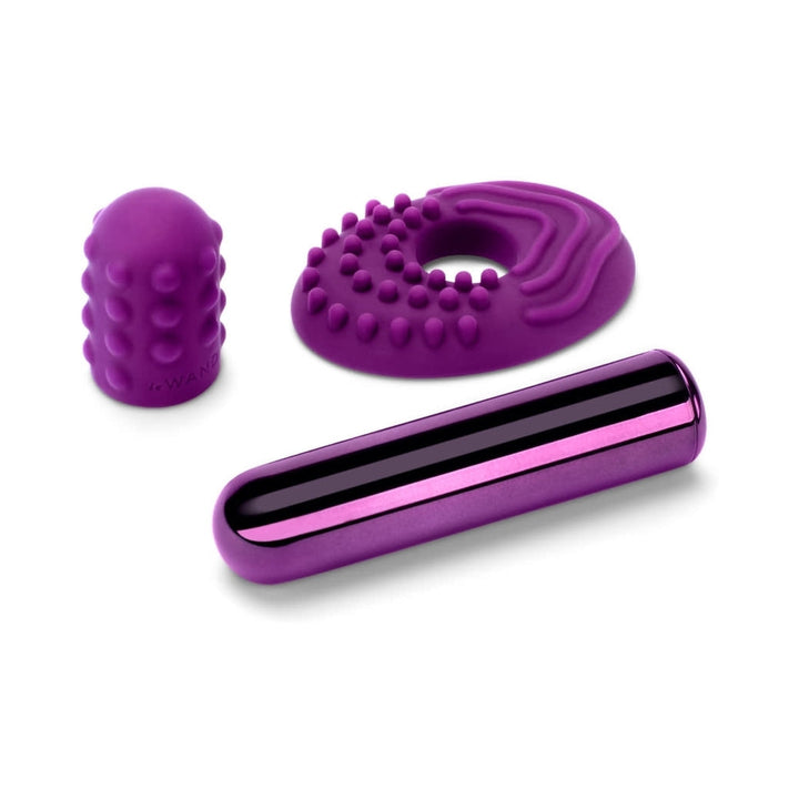 Le Wand Chrome Bullet Rechargeable Vibrator Dark Cherry - Headshop.com