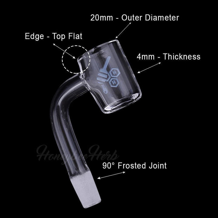 THICK ORIGINAL QUARTZ BANGER - 90° DEGREE | YL - Headshop.com