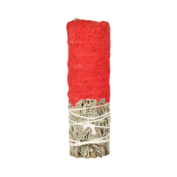 Blue Sage Dipped in Sandalwood - 4" - Headshop.com