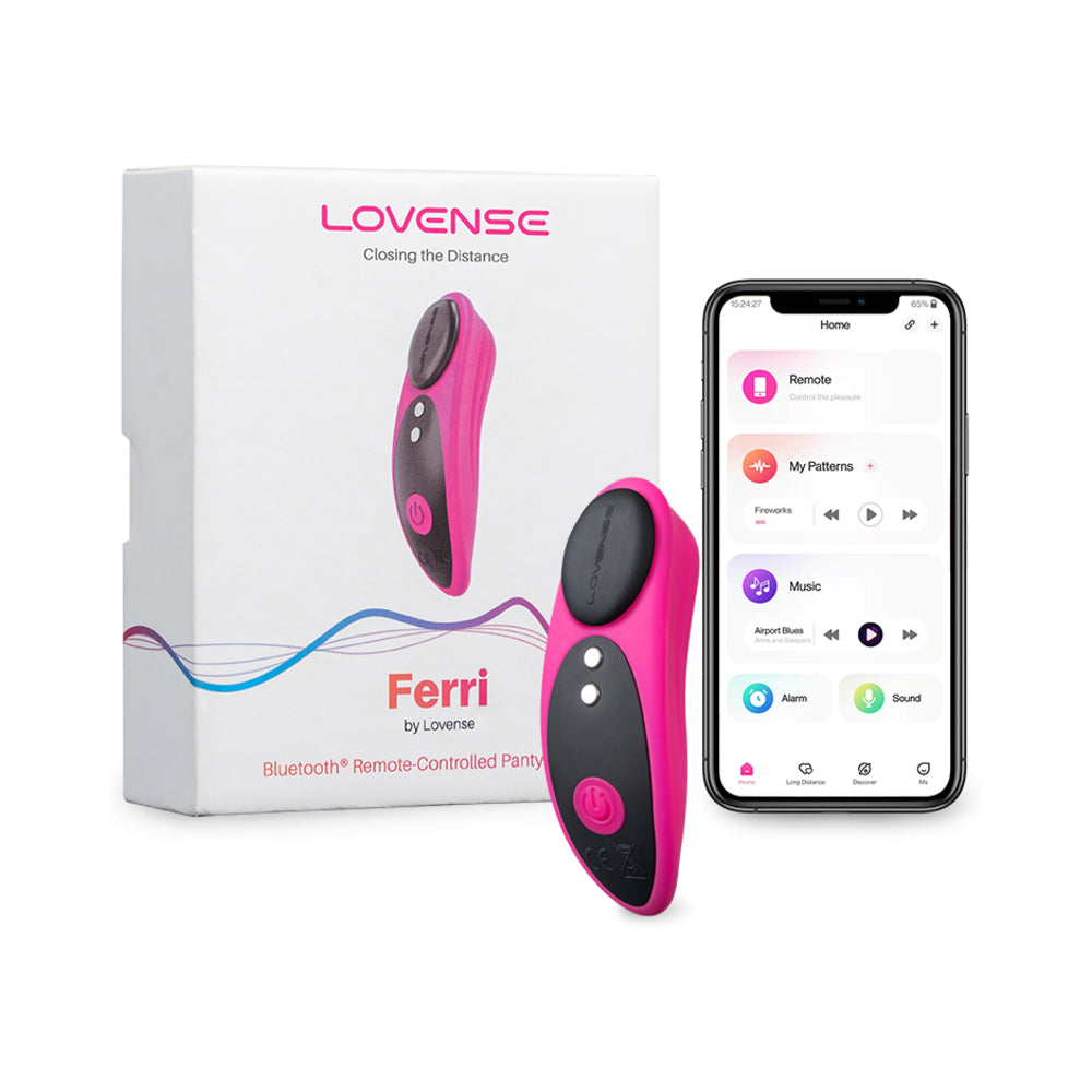 Lovense Ferri Bluetooth Remote-Controlled Panty Vibrator - Headshop.com