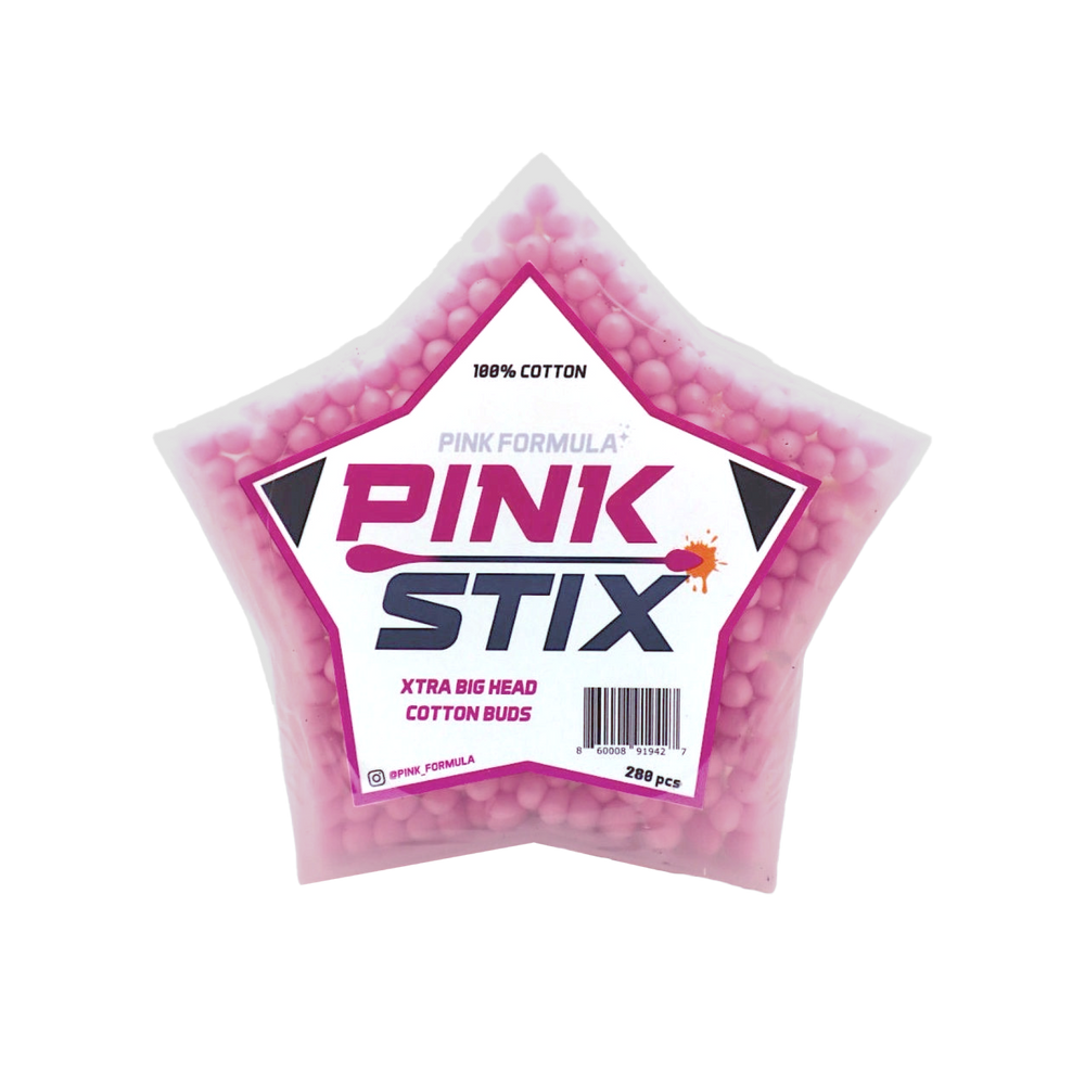 Pink Stix - XL Cotton Heads: Single Pack - Headshop.com
