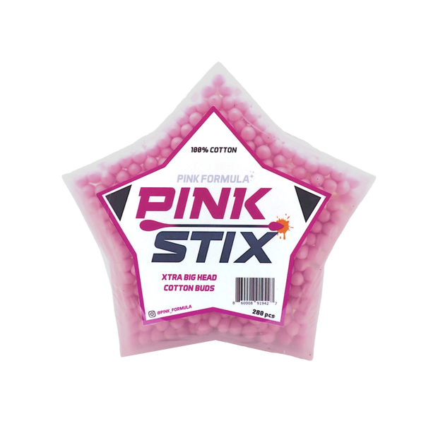 Pink Stix - XL Cotton Heads: Single Pack - Headshop.com
