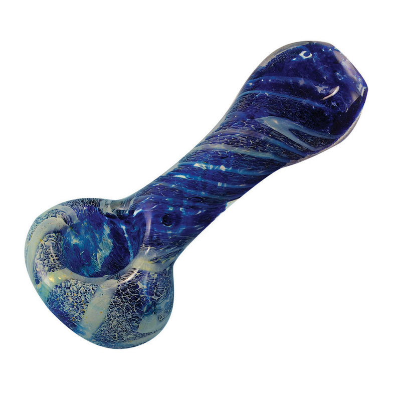Twisted Frit Glass Pipe - Headshop.com
