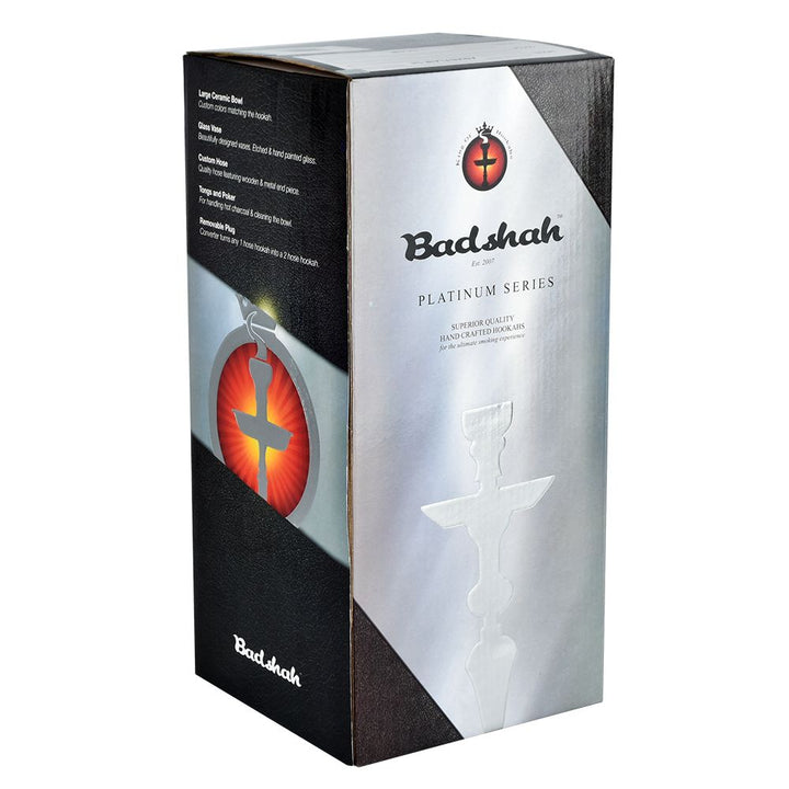 Badshah Platinum Asian Flair Hookah - 26" / 1-Hose - Headshop.com