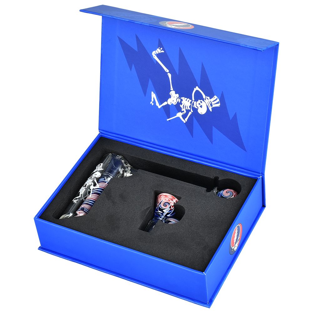 Grateful Dead x Pulsar Wig Wag Hammer Bubbler - 6.25" / 14mm F - Headshop.com