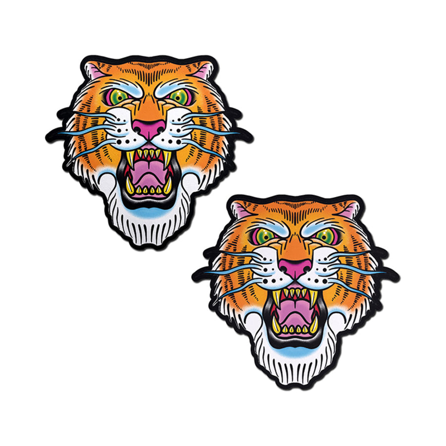 Pastease Ferocious Tattoo Jungle Cat Diamond Thom Nipple Pasties - Headshop.com