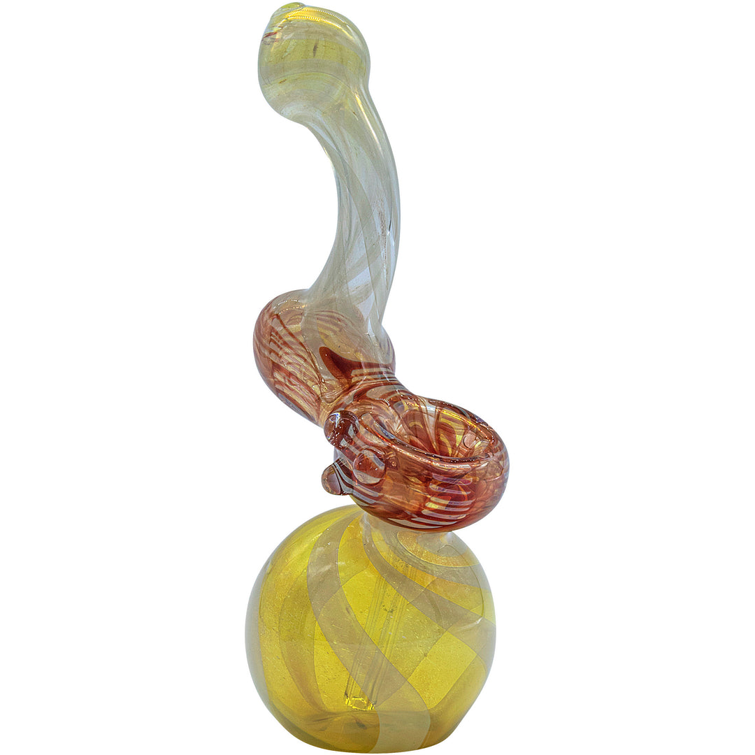 LA Pipes "Rake Bubb" Fumed Sherlock Bubbler Pipe (Various Colors) - Headshop.com