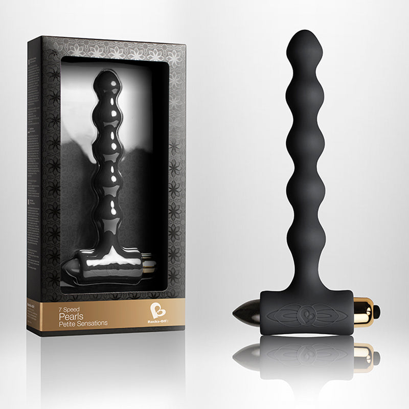 Rocks Off Petite Sensations Pearls Black - Headshop.com