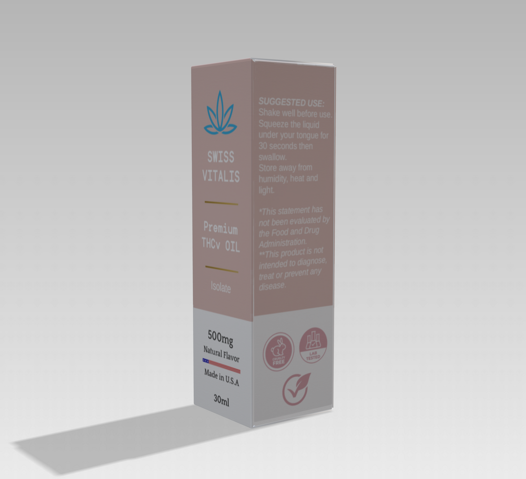 Swiss Vitalis THCv 500mg Isolate Oil - Headshop.com