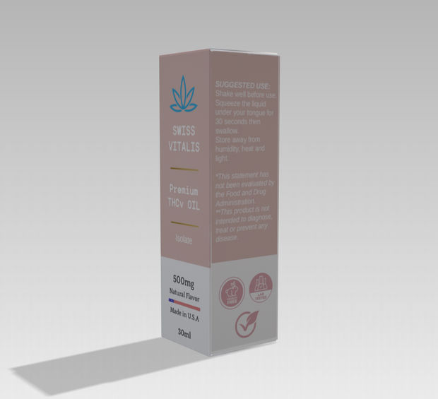 Swiss Vitalis THCv 500mg Isolate Oil - Headshop.com