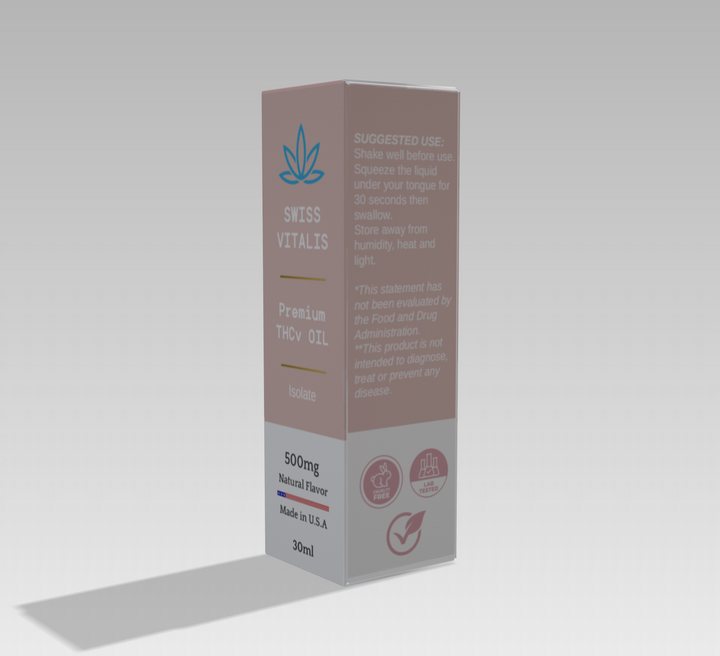 Swiss Vitalis THCv 500mg Isolate Oil - Headshop.com