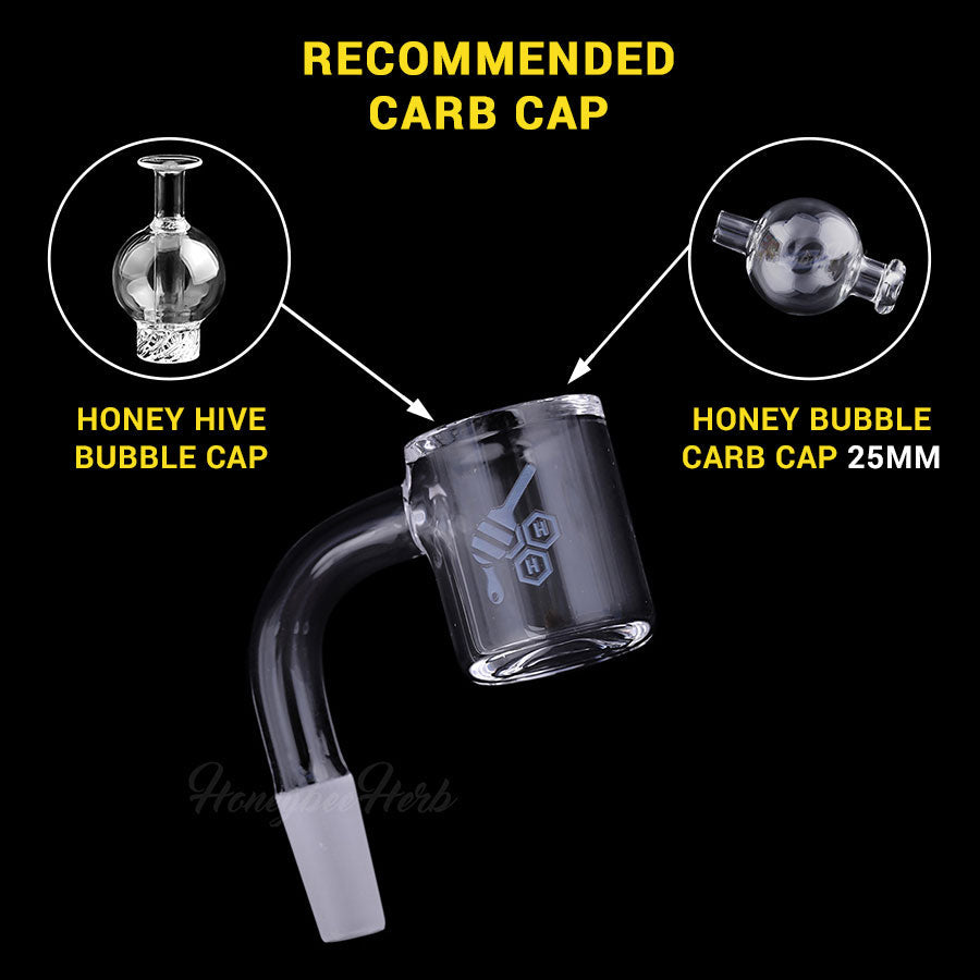 ORIGINAL BEVEL QUARTZ BANGER - 90° DEGREE | YL - Headshop.com