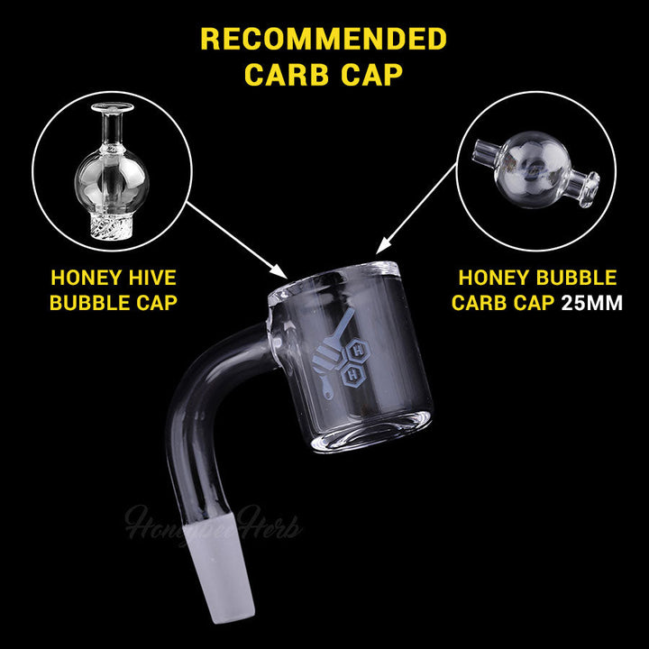 ORIGINAL BEVEL QUARTZ BANGER - 90° DEGREE | YL - Headshop.com