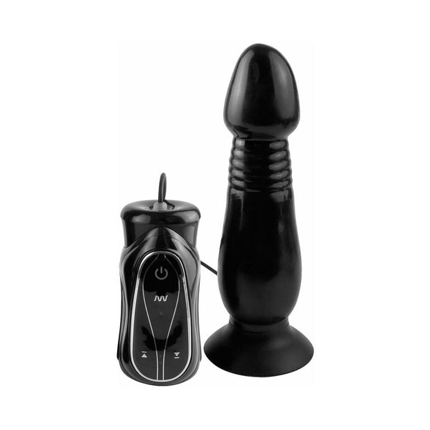 Anal Fantasy Collection Vibrating Thruster With Suction Cup Black - Headshop.com