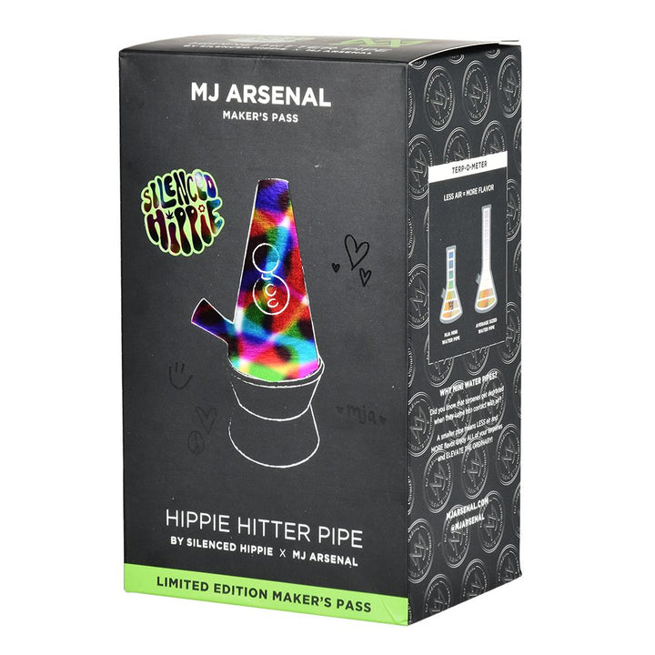 MJ Arsenal Hippie Hitter Glass Water Pipe - 8.75" / 14mm F / LE - Headshop.com
