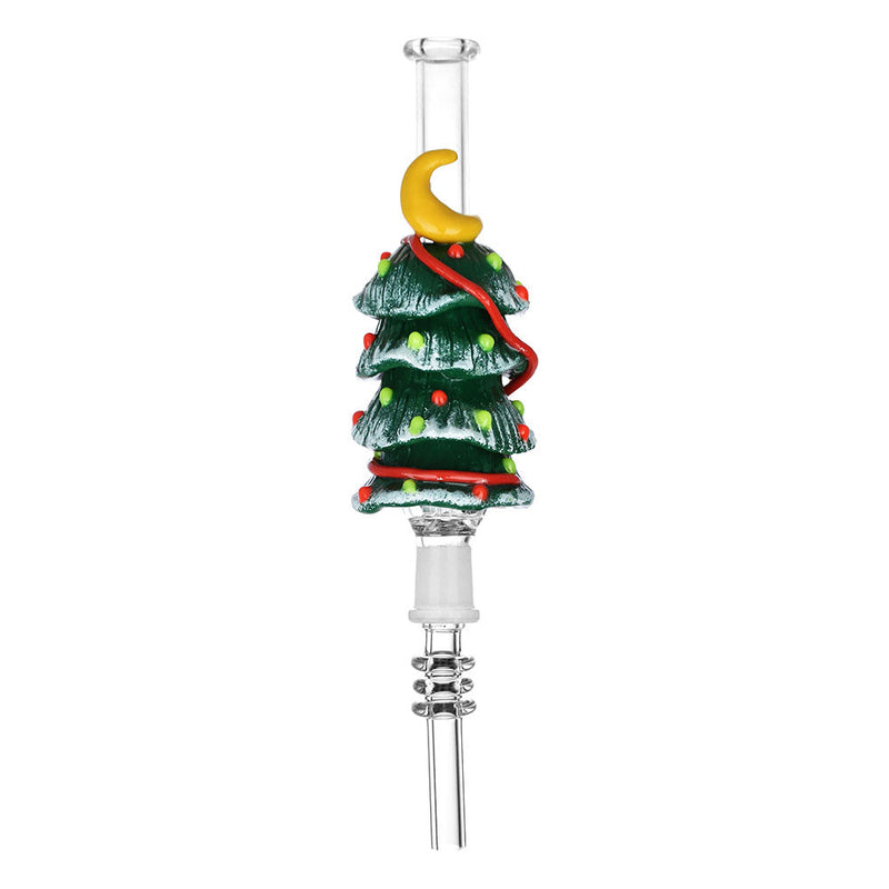 Christmas Tree Vapor Vessel w/ Quartz Tip - 7" / 10mm F - Headshop.com
