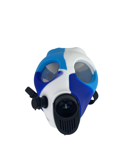 Multi-Colored Silicone Skull Gas Mask Bong - Headshop.com