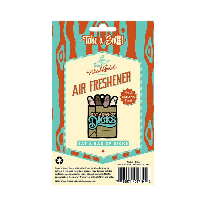 Wood Rocket Air Freshener Bag of Dicks - Headshop.com