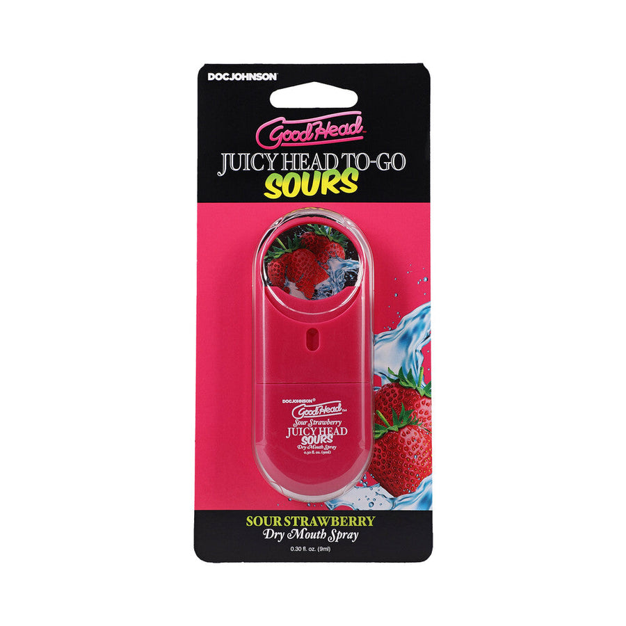 GoodHead Juicy Head Dry Mouth Spray To-Go Sour Strawberry 0.3 oz. - Headshop.com