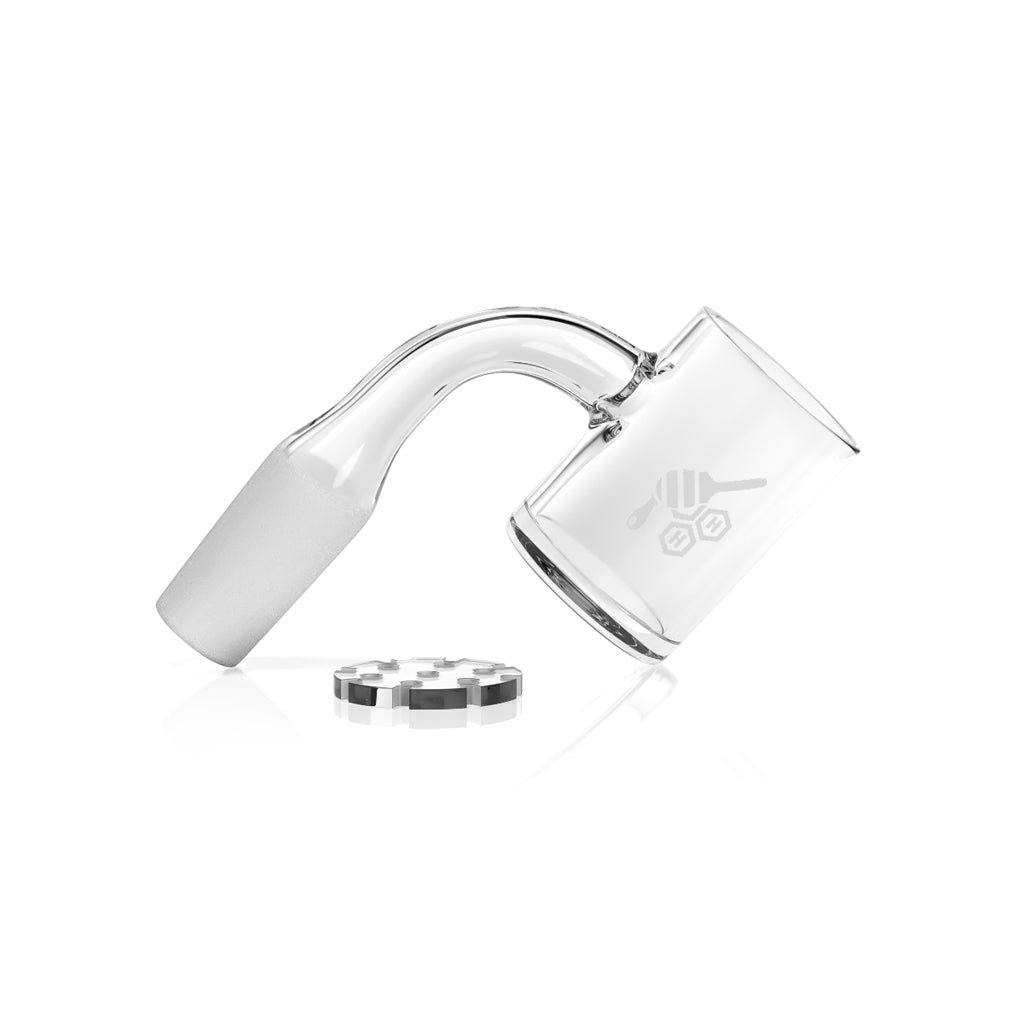 HONEY DISC QUARTZ BANGER - 90° DEGREE | YL - Headshop.com