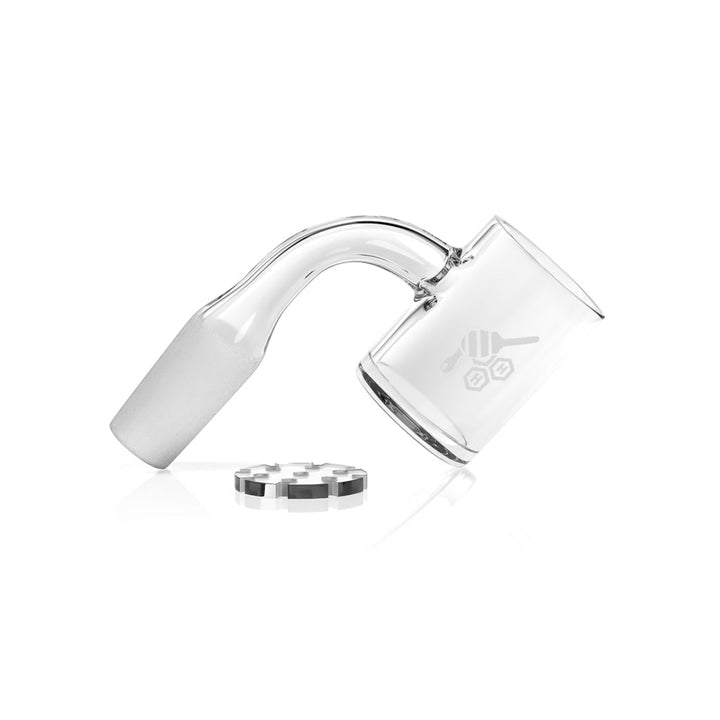 HONEY DISC QUARTZ BANGER - 90° DEGREE | YL - Headshop.com