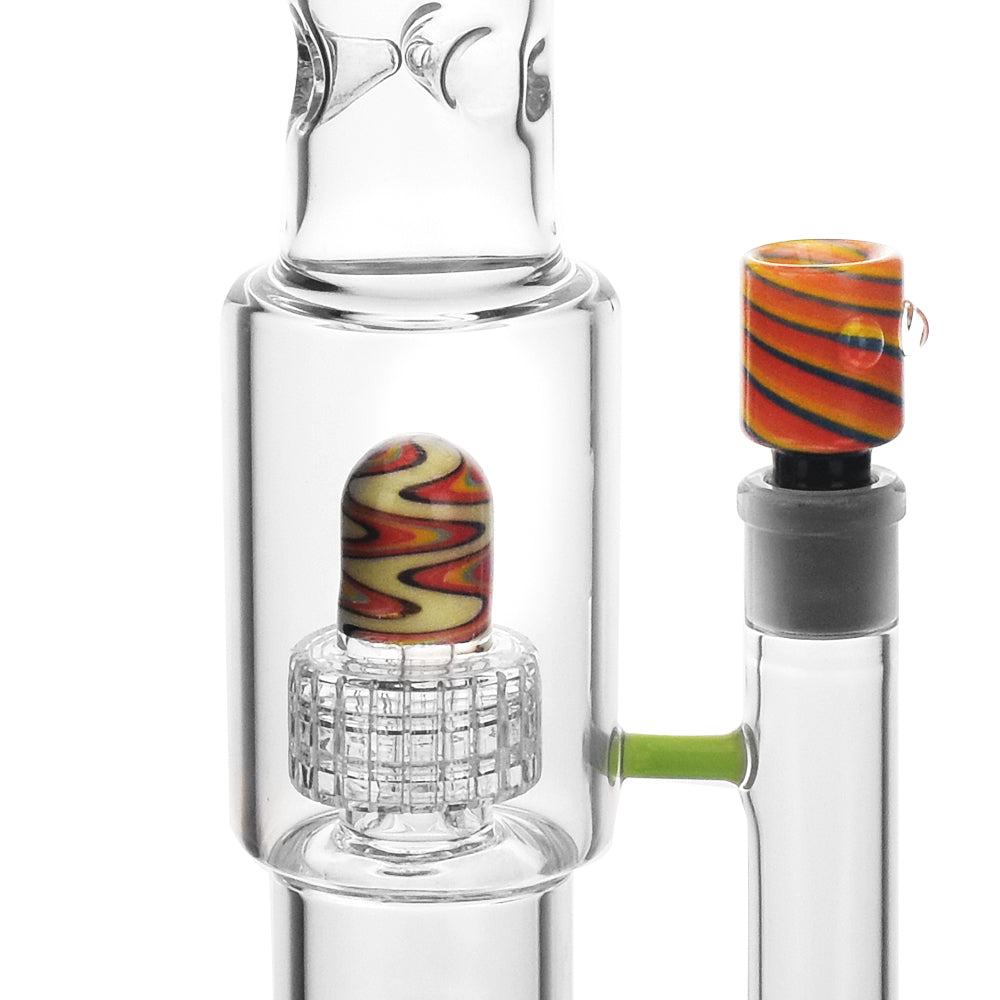 High Society | Gemini Premium Wig Wag Waterpipe (Blue) - Headshop.com