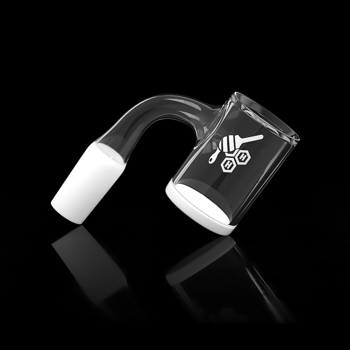 HONEY & MILK BEVEL QUARTZ BANGER- 90° DEGREE | BL - Headshop.com