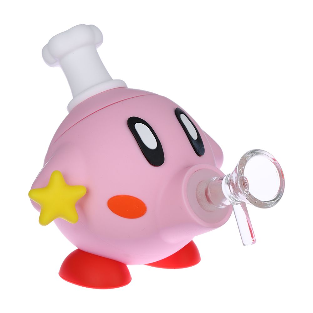 Power Up Star Friend Silicone Water Pipe - 4.5" / 14mm F - Headshop.com