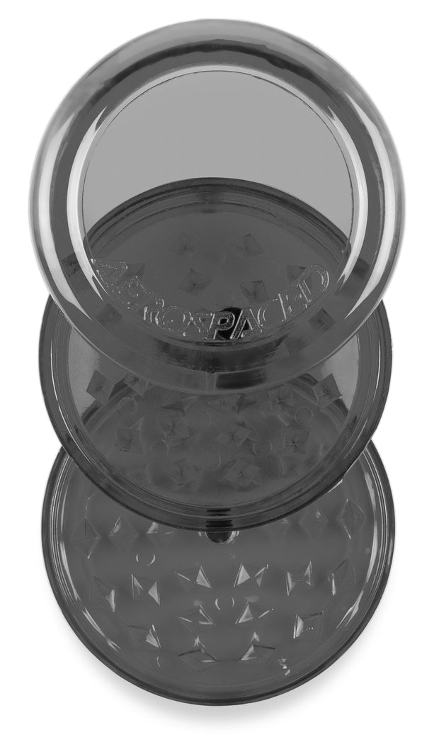 Higher Standards 4-Piece Herb Grinder with Pollen Catcher - Headshop.com