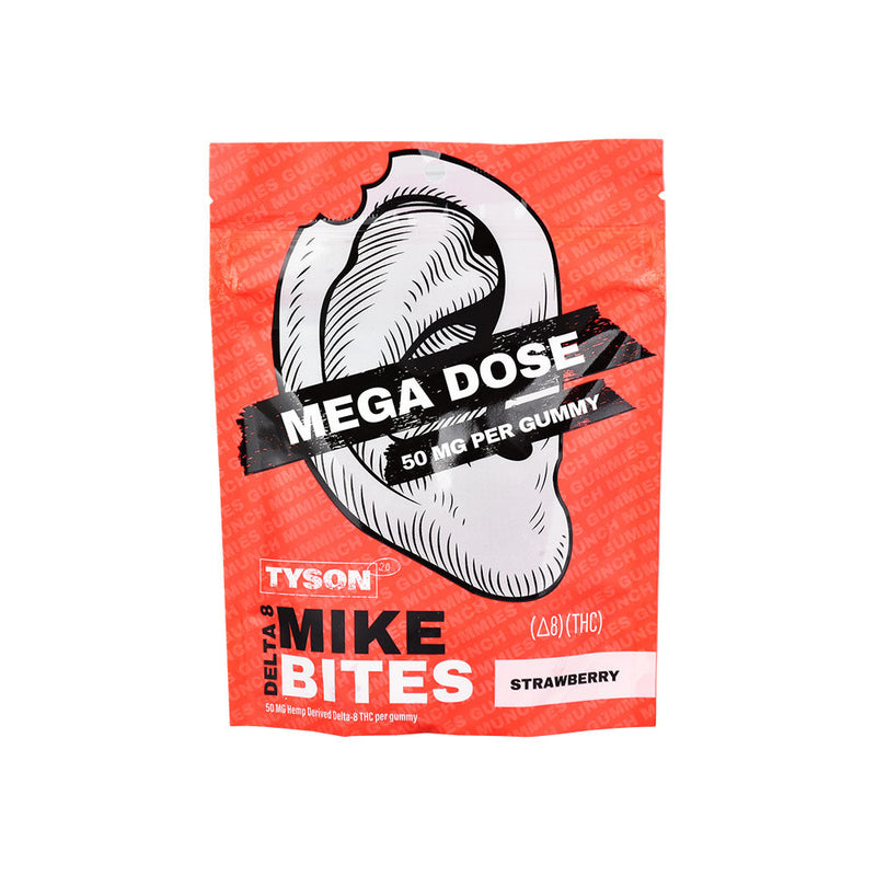 TYSON 2.0 Mike Bites Mega Dose Delta 8 Gummies | 1000mg | 20pk | 10pc Display - Headshop.com